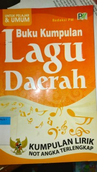 Image of Buku Kumpulan Lagu Daerah